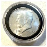 1964 US Kennedy Half Dollar AU