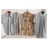 Men's Med 1970's Short Sleeve Shirts