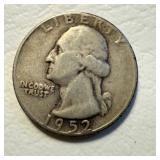 1952 US Washington Quarter