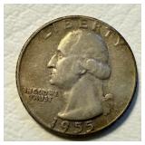 1955 US Washington Quarter