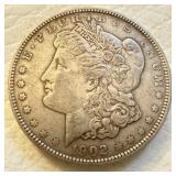 1902 US Silver Morgan Dollar