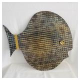 Retro Marine Life Glass Wall ArtFew cracks in