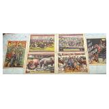 6 Original 19x13.5  Vtg Ringling Bro's 1960