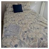 Nautical Quilted Queen Comforter & Sheet Set