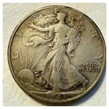 1943 D - US Walking Liberty Half Dollar