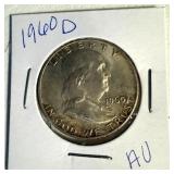 1960 D US Franklin Hald Dollar