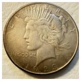 1923 US Silver Peace Dollar