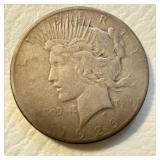 1926 US Silver Peace Dollar