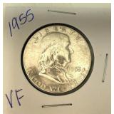 1955 Franklin Half Dollar