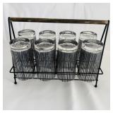 Mid Cen Georges Braid Textured Glasses &