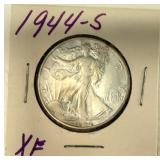 1944 S Walking Liberty Half Dollar