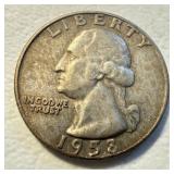 1958 D US Washinton Quarter