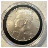 1964 US Kennedy Half Dollar AU