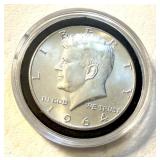 1964 US Kennedy Half Dollar AU