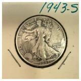 1943 S - Walking Liberty Half Dollar