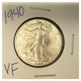 1940 Walking Liberty Half Dollar