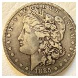 1885 O - US Silver Morgan Dollar