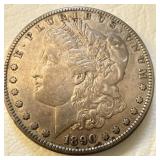 1890 S - US Silver Morgan Dollar