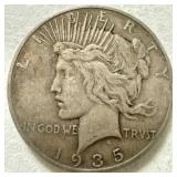 1935 S - US Silver Peace Dollar