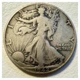 1942 US Walking Liberty Half Dollar