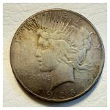 1928 S - US Silver Peace Dollar