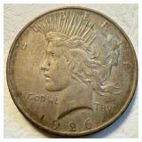 1926 D - US Silver Peace Dollar
