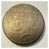 1926 US Silver Peace Dollar