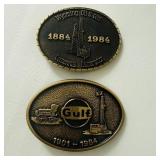 Solid Brass Oil & Gas Belt Buckles