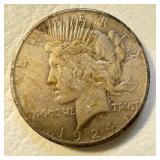 1924 S - US Silver Peace Dollar