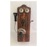 Antique Kellogg Wall Mounted Telephone (Early