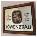 VTG Lowenbrau Bar Mirror. Excellent condition