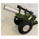 Vtg 1960's Deluxe Mighty Mo Howitzer Toy Cannon