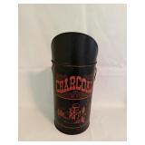 Vtg Action Chuck Wagon Graphic Charcoal Bucket