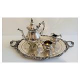 Stunning VTG Baroque Wallace Silver Plate