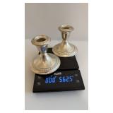 Gorham Sterling Silver Weighted Candle Holders