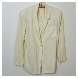 VTG Giorgio Armani Cream Single Breasted Jacket.