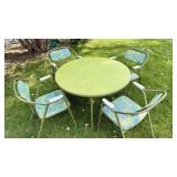 Mid Century Modern Samsonite 40' Folding Table &