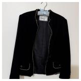 VTG Blakey & Co, Black Velvet Jacket sz