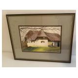 Beautiful Watercolor Professionally Framed &