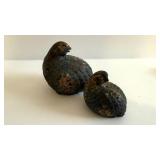 VTG Hollow Cast Iron Partridge Pheasant Quail