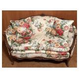 VTG French Provincial Style Floral Chintz Double