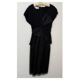 VTG Morton Myles Black Cocktail Dress. Sz 10