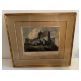 Antique 19th Cen Hand Colored Print of