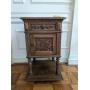 17TH CENTURY ENGLISH CARVED SMALL HALL TABLE SERVE