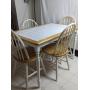 KITCHEN TABLE WITH TILE TOP