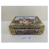 VINTAGE E. OTTO SCHMIDT COLLECTIBLE TIN BOX FOR LE