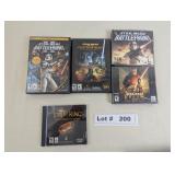 STARWARS AND LORD OF THE RINGS GAMES