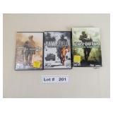 CALL OF DUTY GAMES