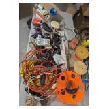 ELECTRICAL EXTENSION CORDS, TIMER, FLASH LIGHT AND