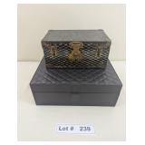 METAL STORAGE BOX AND PADDED STROAGE BOX